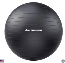 Trideer Extra Thick Gym Ball - Heavy Duty Exercise & Balance Chair, 5 Sizes,