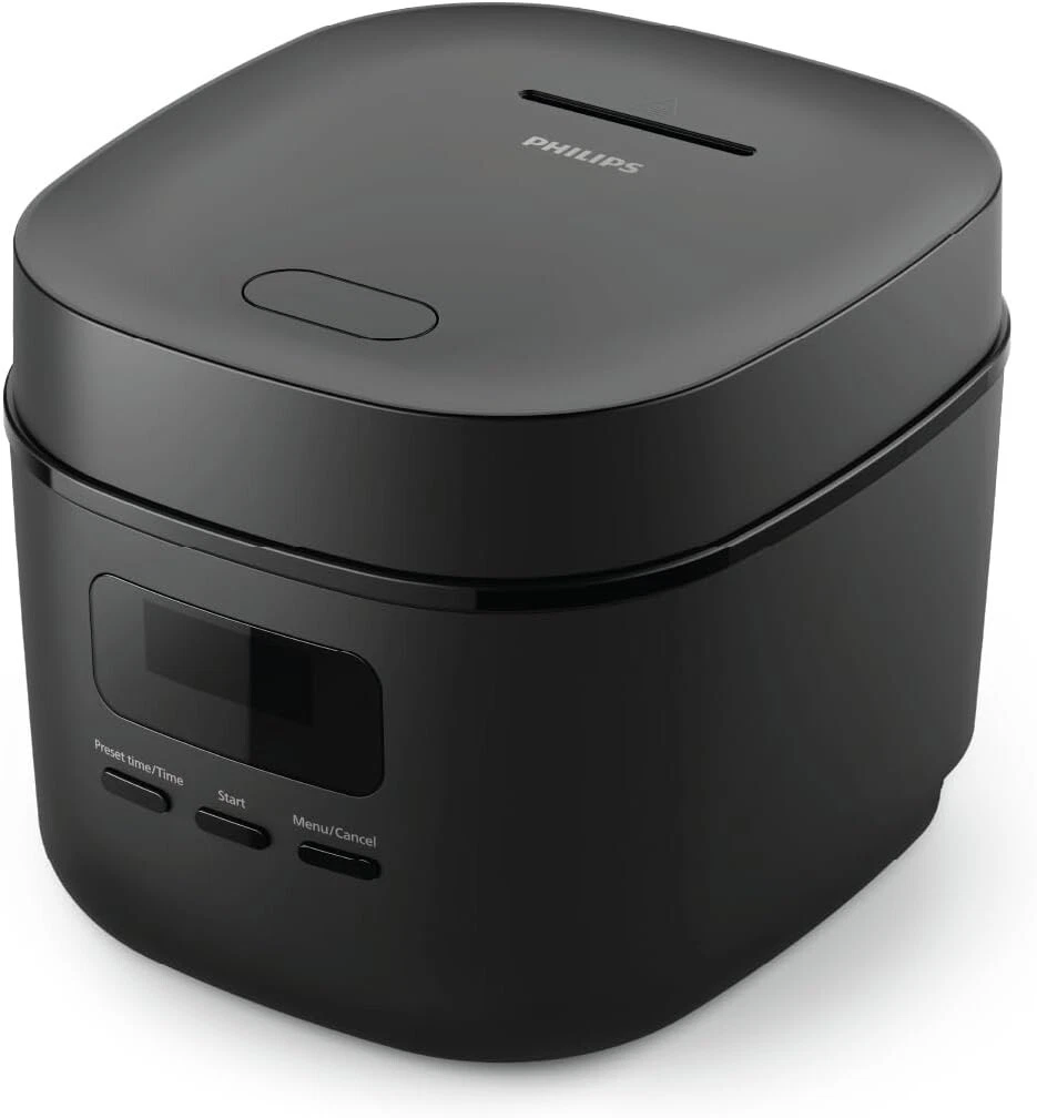 Philips HD3080/80 Mini Rice Cooker 3000 Series, 0.54 L, Black, B-Stock Very