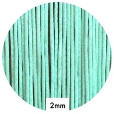10m MINT GREEN satin nylon cord 2mm for silicone jewellery necklace keyring DIY