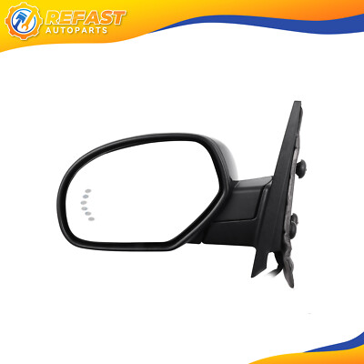 For 07-13 GMC Chevy Memory Arrow Light L Side Mirror Power Heated Puddle Light