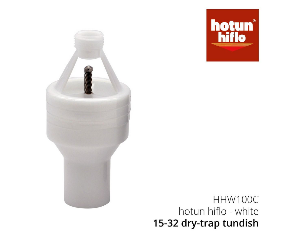 Hotun HiFlo Dry Trap Tundish White 15mm / 32mm - HHW100C