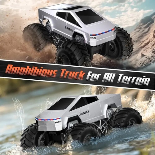 RC 4WD Cybertruck Toy Monster Truck Off-Road Elon Tesla Electric, Remote 2.4Ghz - Picture 7 of 7