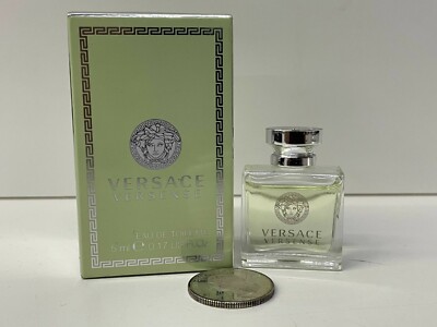 Versace versense Eau de Toilette  MINIATURE .17 fl oz  NEW 