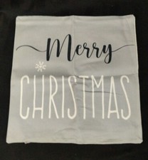 "Merry Christmas" 18 X 18 Throw Pillow Cover