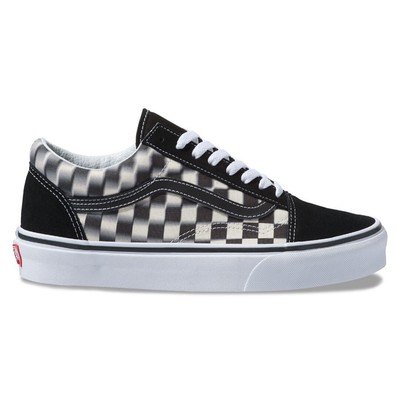 checked vans old skool