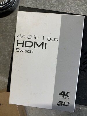 4K3in1 outHOMISwitch HD MI Switch Switcher PS4 PRO XBox