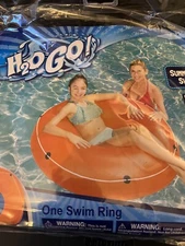 🌈NEW H20 Go!  Tube Summer Blast Swim Ring * 41.7 in. x 41.7 in. x 10.6 in.* 