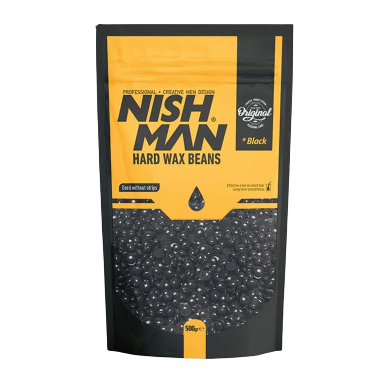 NISHMAN Hard Wax Beans Black 500g