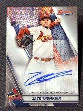 2019 Bowman's Best AUTO Zack Thompson, Item 5