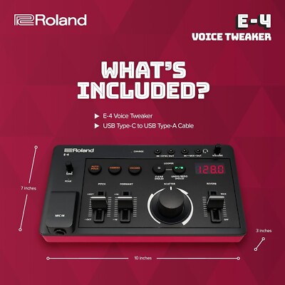 Roland E-4 Aira Compact Voice Tweaker New 761294518830| eBay