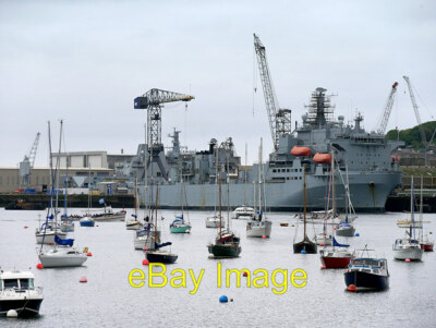 Foto 6x4 RFA Argus im Falmouth Harbour Royal Fleet Hilfsschiff Argus c2017