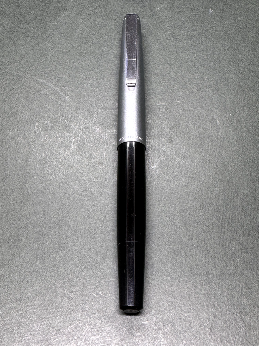 MONTBLANC Junior 622 Black Resin&Silver-METAL '60Vintage Fountain