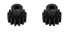Hardened Pinion Gear Pair 13T Tamiya Clod Buster TXT-1 Juggernaut Traxxas EMaxx