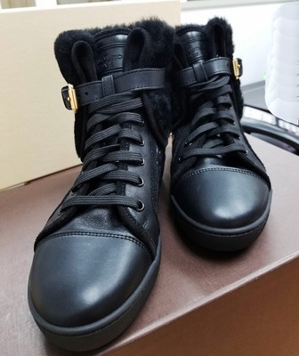 black louis vuitton high tops