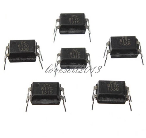 100Pcs PC817 EL817C LTV817 PC817-1 DIP-4 OPTOCOUPLER