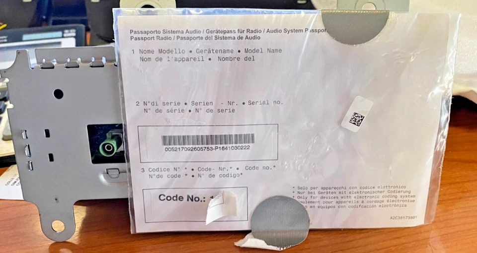  FIAT TIPO RADIO DAB NAV 7"TOUCHSCREEN +CARPLAY BLUETOOTH+RVC+ CODICE00521709260 - Immagine 2 di 4