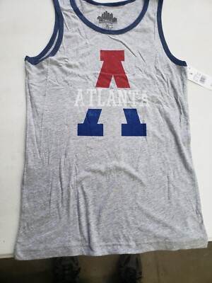 NEW Men's Atlanta Big A Tank S  Heather Gray New with tags 