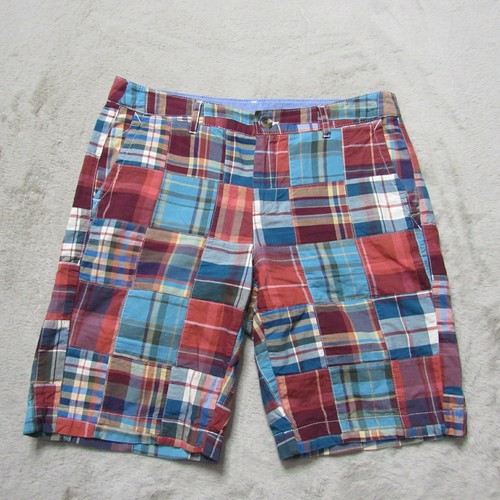LL Bean Chino Shorts Plaid Womens 