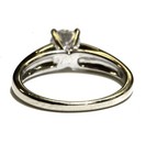 GIA D I1 14k white gold .86ct round diamond engagement ring 3.6g estate vintage  — photo 5
