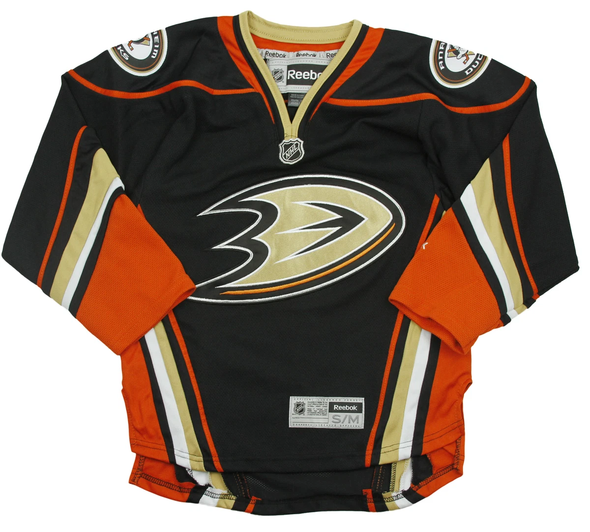 black anaheim ducks jersey