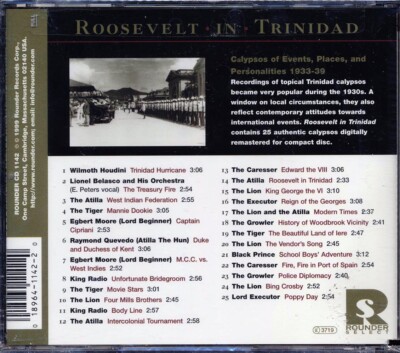 CD The Atilla, The Tiger, Egbert Moore, Etc. - Roosevelt In