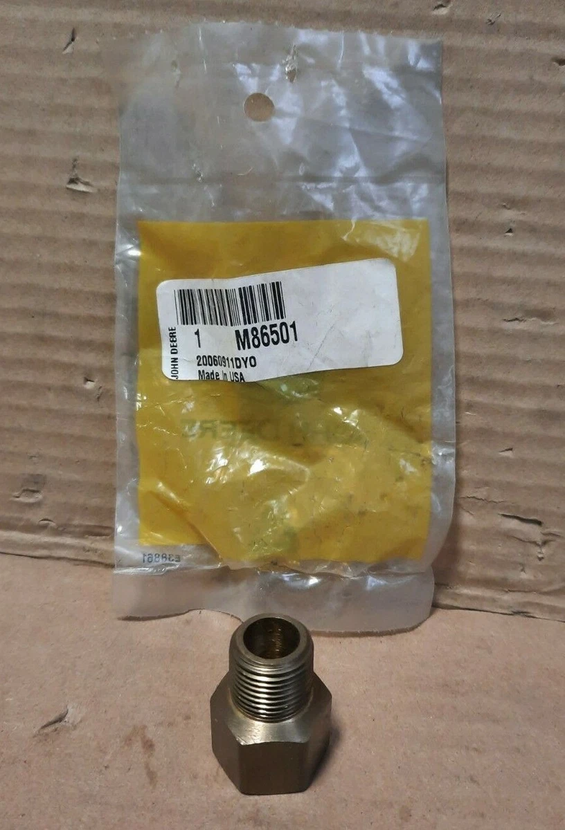JOHN DEERE #M86501 BRASS ADAPTOR FITTING J215 | eBay