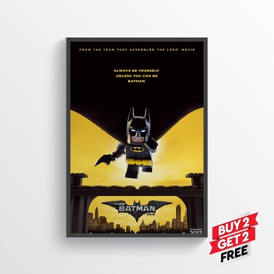 The Lego Batman Movie Film Filmplakate Druck Wandbild A5 A4 A3 A2