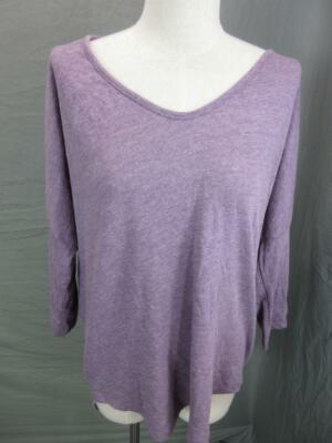 売れ筋商品|||イーブン アンド オド Tシャツ レディース トップス Long sleeved top - purple s-l400.jpg