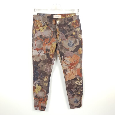 Mos Mosh Jeans Victoria Hill Pant Womens W28 L30 Multicoloured Slim Floral Pattern