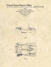 1966 Meyers Manx Dune Buggy Official US Patent Art Print - Vintage Mechanic 832