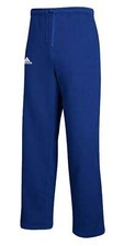 Adidas Men's Performance Modern Fleece Pants with Drawstring - Royal Blue