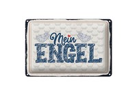 Blechschild Spruch 12X18 Cm Mein Engel Schild