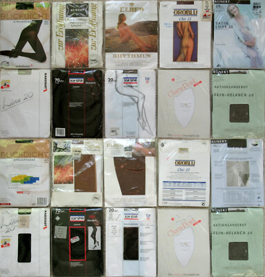 10 x STRUMPFHOSEN - TIGHTS - KUNERT - ELBEO - VINTAGE - OVP - GR. 40 - 42
