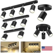 Modern Track Lighting Ceiling Spotlight Industrial LED Wall Light for Kitchen