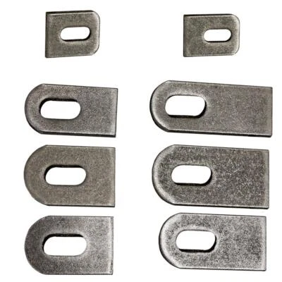 Piastra di saldatura piastra di saldatura piastra di ancoraggio piastra di ferro linguetta per pali di recinzione