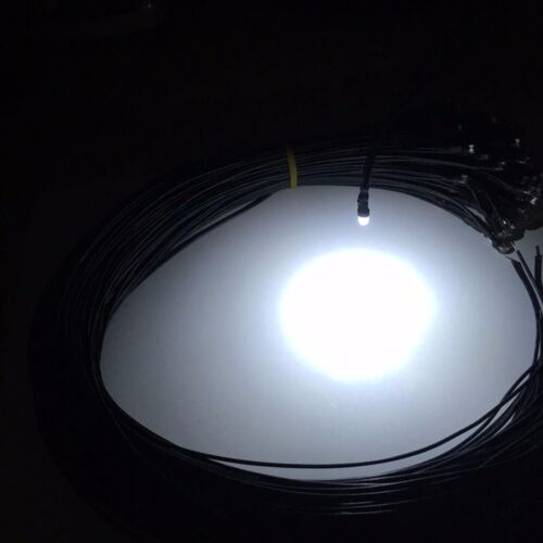 (5) 8V-4MM LED COOL WHITE WIRES-SX-3700-SX-3800-SX-3900 /QX- Pioneer LAMPS BULBS - Picture 1 of 6