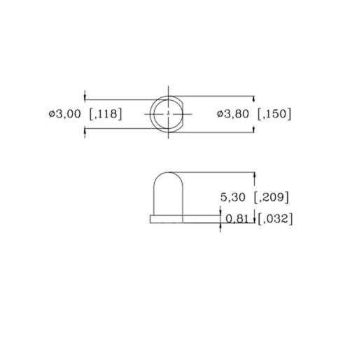 10 x LED estroboscópico parpadeante parpadeante de oro amarillo precableado 12v 3mm 12 voltios 6v - Imagen 2 de 2