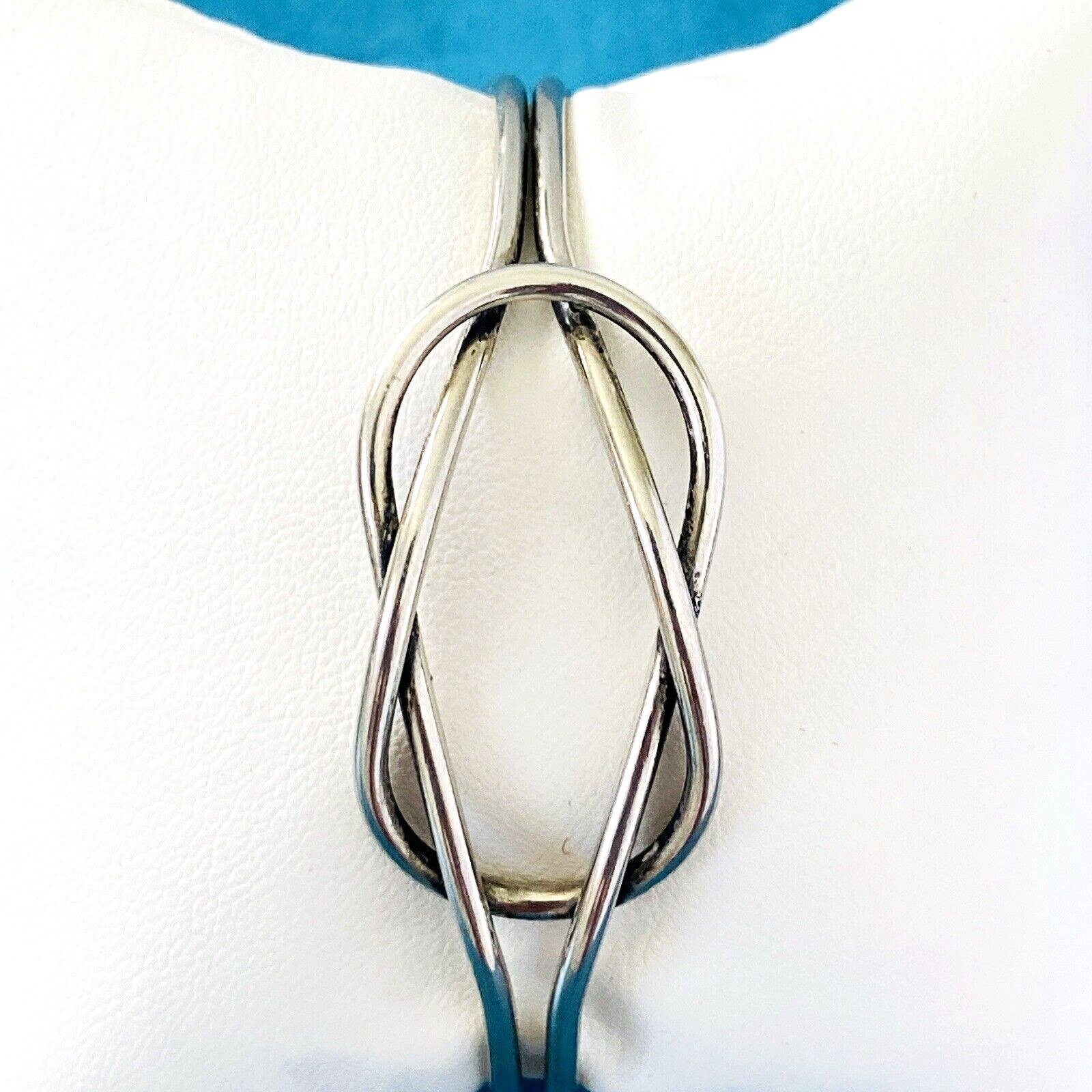 Beau Sterling Silver Interlocking Cuff Bracelet V… - image 7