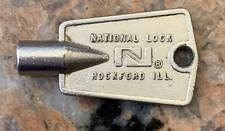 Vintage National Lock Freezer Key