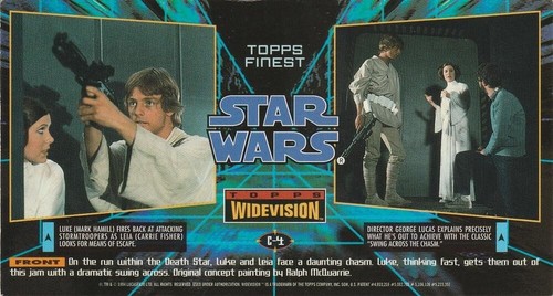 Star Wars Widevision 1995 inserto C-4 cromo como nuevo - Imagen 2 de 2
