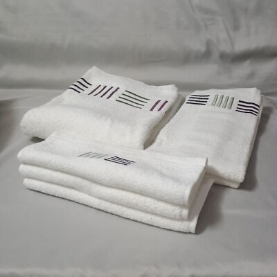 Vintage Allure Bath Towel Set Plush Soft Cotton Quality 1 Bath 2 Hand 4 Wash NOS