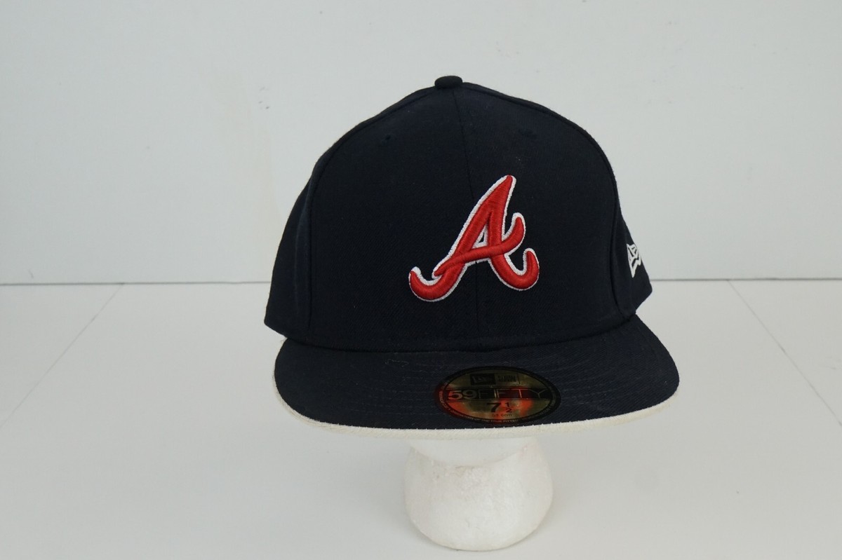 New Era 59FIFTY Atlanta Braves Fitted Hat 7.5 | eBay