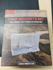 New Camp Mosquito Net for Two Person Rectangular Mesh Net White