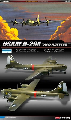 Academy Models USAAF B-29A ''Old Battler'' 1:72 Plastic Model Kit 12517