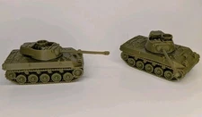2 Pack - HO Scale - US M18 Hellcat - Olive Green 1:87 Scale Mini Model Army