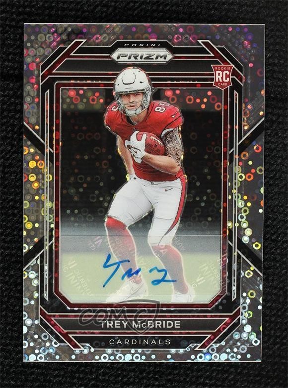 2022 Panini Prizm Rookies No Huddle Prizm Trey McBride #327 Rookie Auto RC