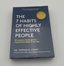 THE 7 HABITS OF HIGHLY EFFECTIVE PEOPLE 53 CARDS  - Stephen Covey NEW sealed