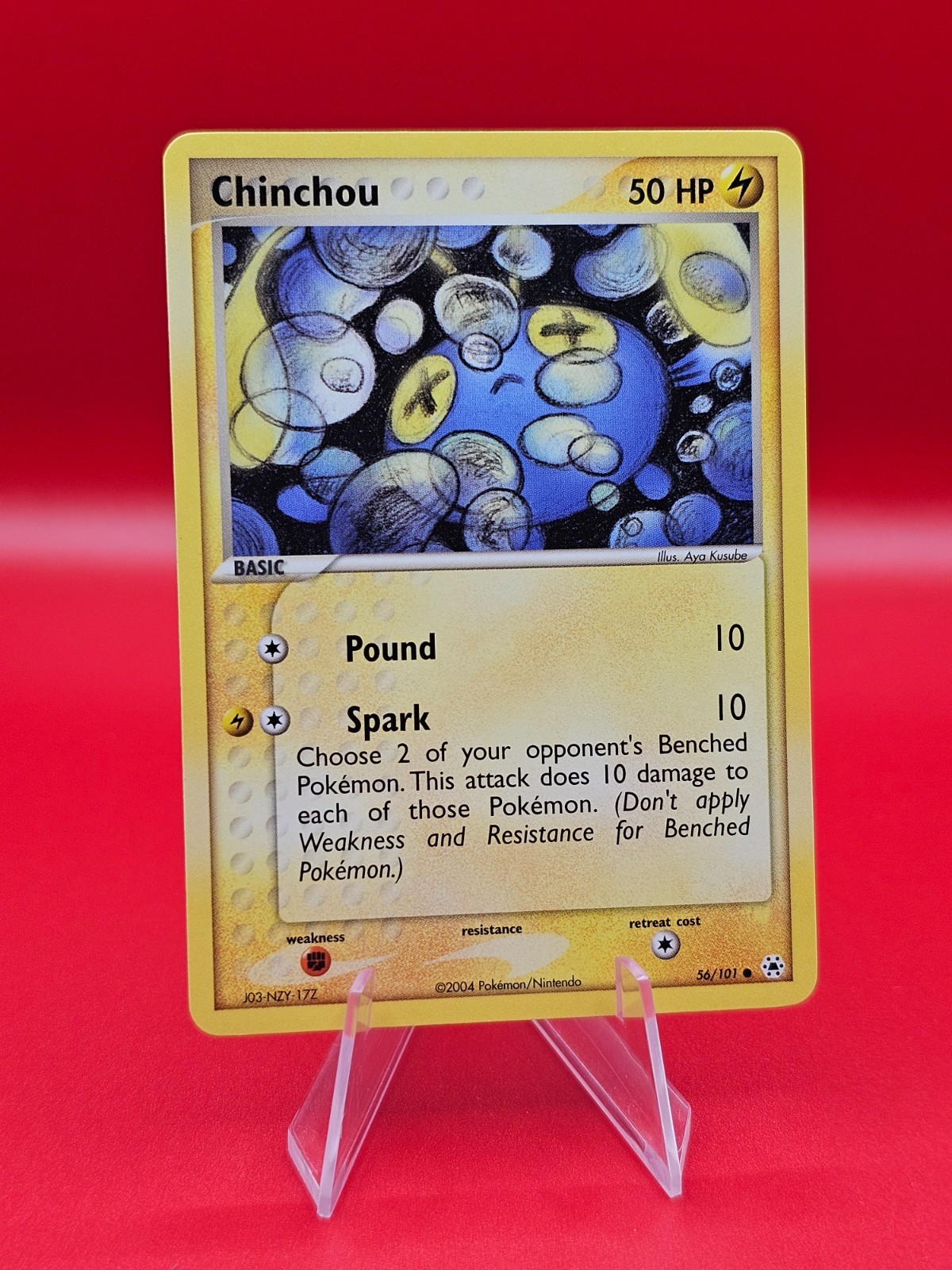 Chinchou - 56/101 - Hidden Legends - Reverse Holo - NM - Pokemon TCG