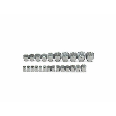 Wright Tool 624 3/4'' Drive 24 Piece Standard Metric Socket Set 12-Point