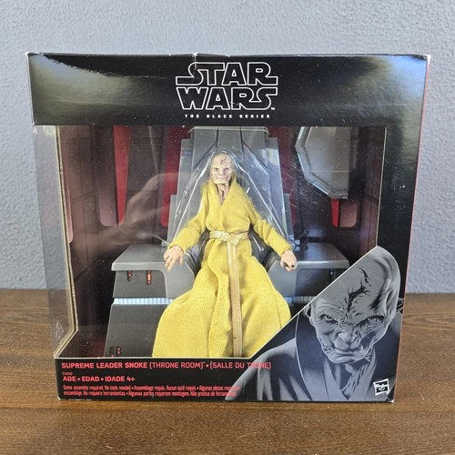 New in Box Star Wars Black Series Supreme Leader Snoke Throne Room Action Figure